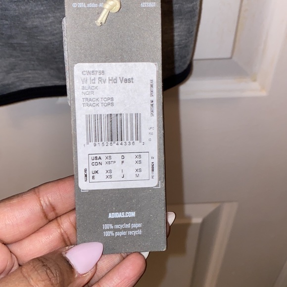 Adidas reversible Vest with hoodie - Picture 2 of 4